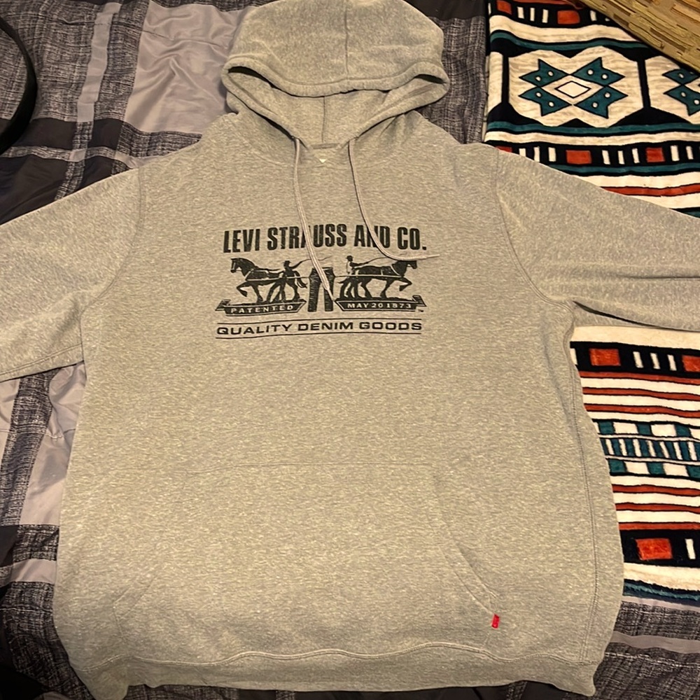 LEVI STRAUSS AND CO. Grey hoodie